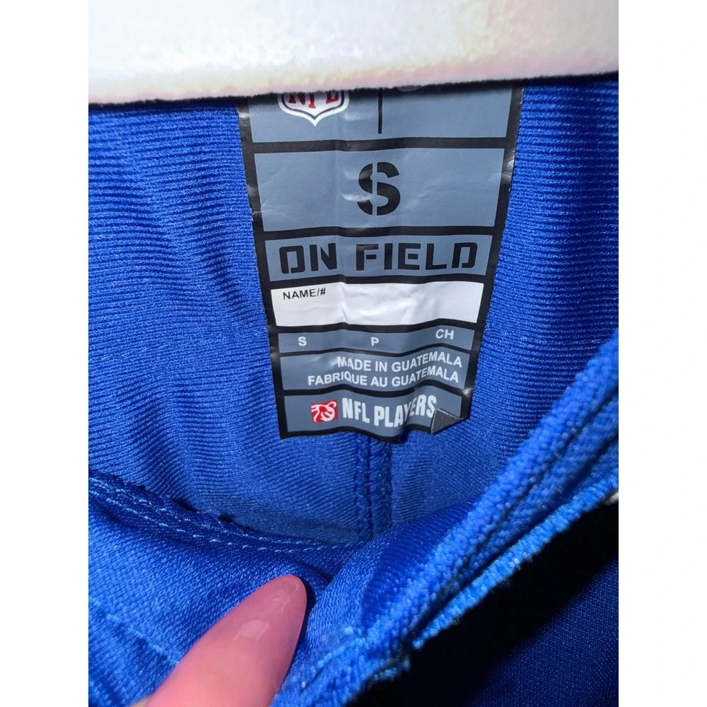 Nike‎ NFL New York Giants Daniel Jones 8 Jersey Blue Mens Small NFL 100th Season
